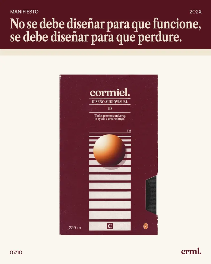 La ambición: No se debe diseñar para que funcione. Se debe diseñar para que perdure.
