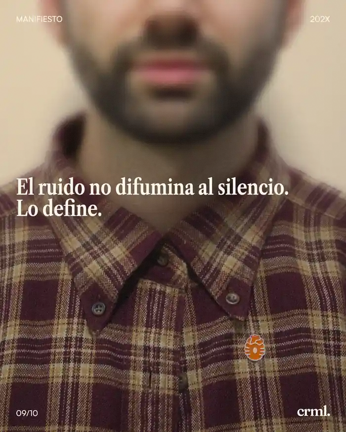 El final, o el origen: El ruido no difumina al silencio. Lo define.